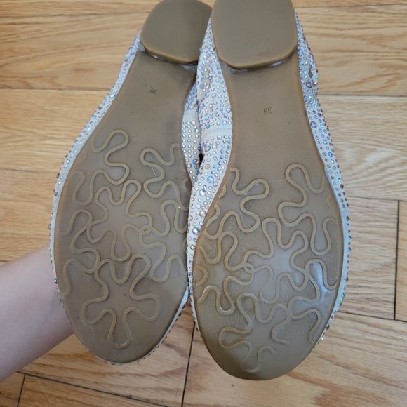 Browns Shiny Ballet Flats - Picture 4 of 4